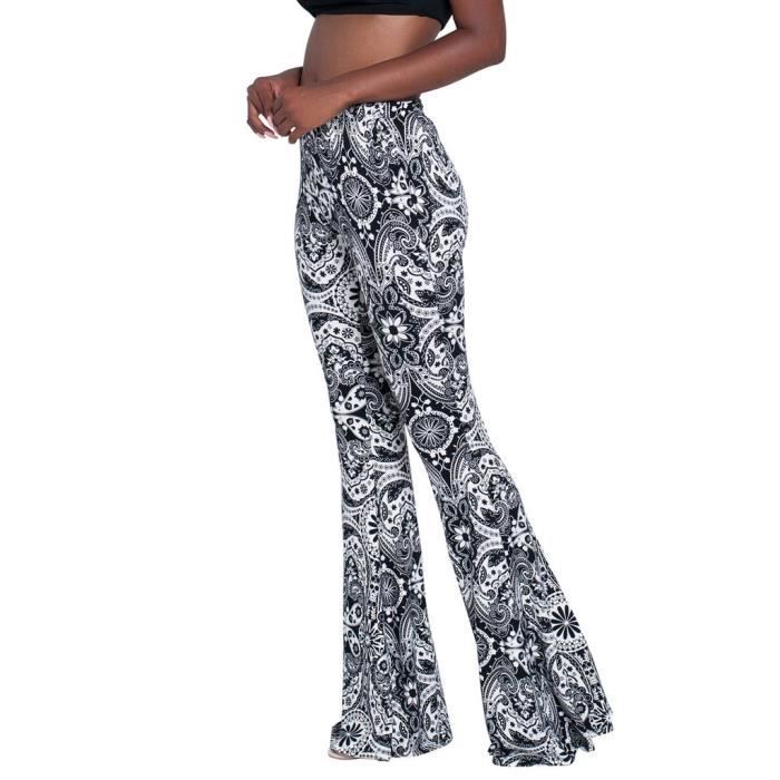 Pantalon femme bas large best sale