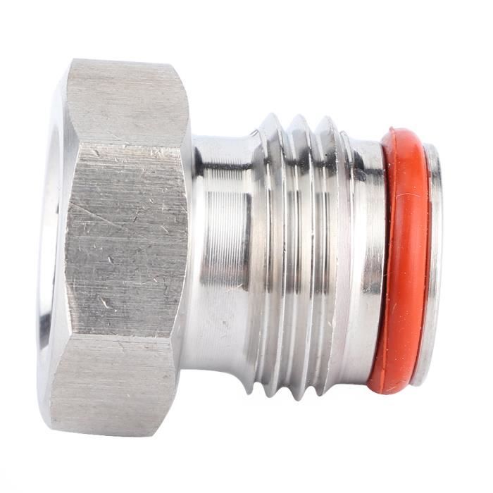 Adaptateur De Nettoyage Pour Fûts De Bière – Conique Plat En Acier Inox, Accessoire Pour Coupleur De Kegerator