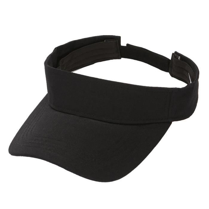 Casquette à Visière Anti-UV Unisexe - Chapeau De Soleil Paille - Plage, Sport, Tennis