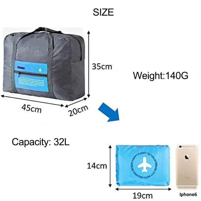 Taille sac de voyage new arrivals