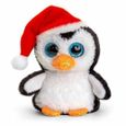 Peluche Keel Toys Mini Motsu édition Noël 2022 10 cm pingouin-2