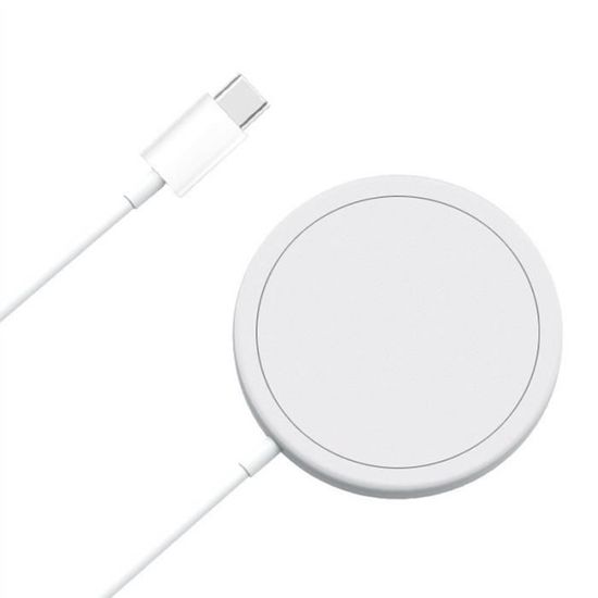 Chargeur sans fil magnétique 15W Magsafe compacted pour iPhone 12