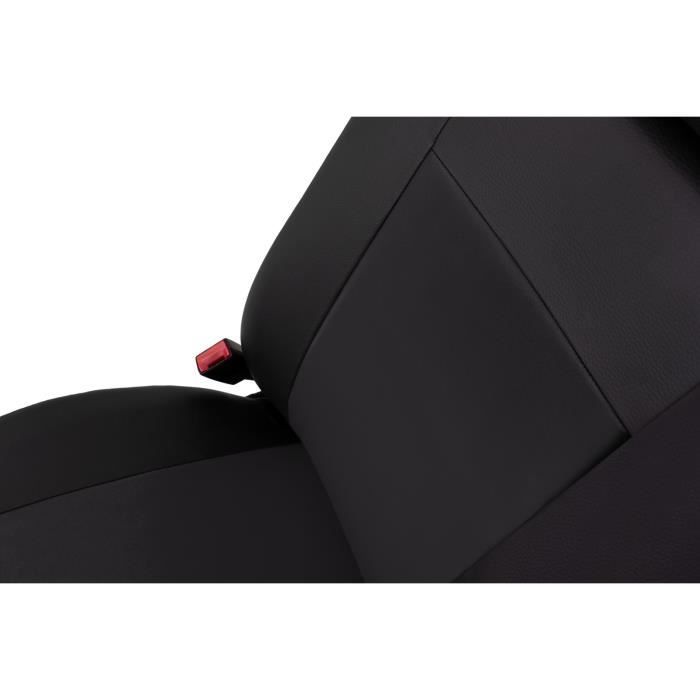  Bincun Housse de Siege Voiture Universelle pour Audi A1 8X / A1  8X Sportback / A2 8Z / A3 8L / A3 8L Sportback / A3 8P / A3 8PA Sportback  Accessoire Voiture, Black, Noir