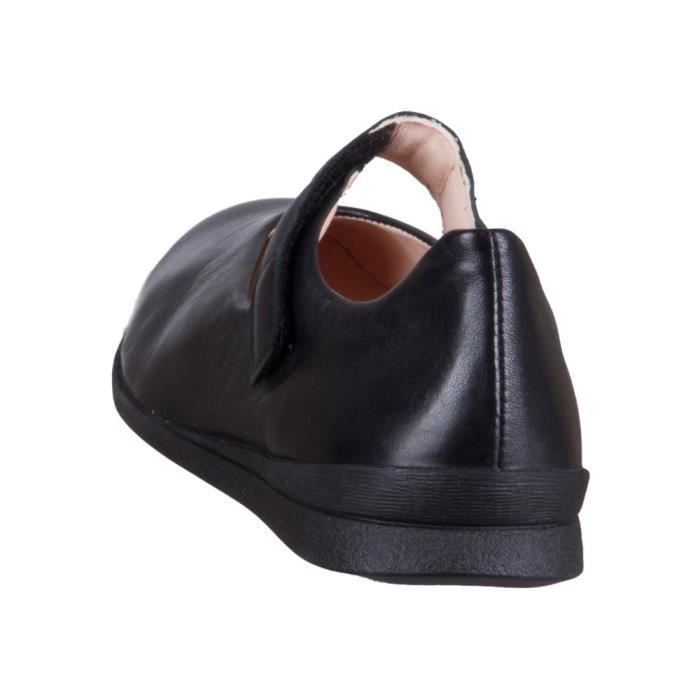 Mocassins Ballerines Think Femme - Cuir Noir - Taille 37 - Fabriqués En Italie - Occasion TBÉ