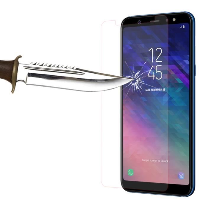 3x Plein Écran Verre Trempé Pour Samsung Galaxy A6 2018 En Blanc Film  Protection à Prix Carrefour