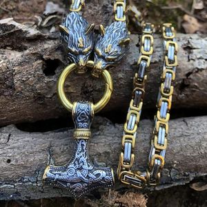 Pendentif Homme Hommes Acier Inoxydable 316L Viking Nordique Thor
