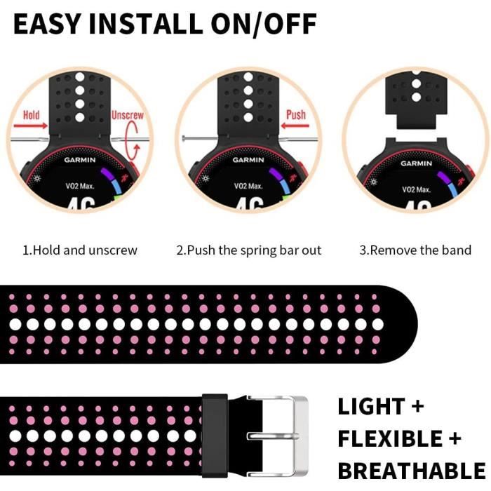 Bracelet Pour Garmin Forerunner 235 Bracelet De Remplacement