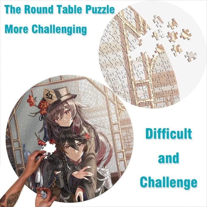 Puzzle 1000 Pièces Genshin Impact Hu Tao Puzzle Rond Adultes Et Enfants Jeu  De Puzzle Rouleau Puzzle Décoration Familiale Jo[u6048] - Cdiscount Jeux -  Jouets