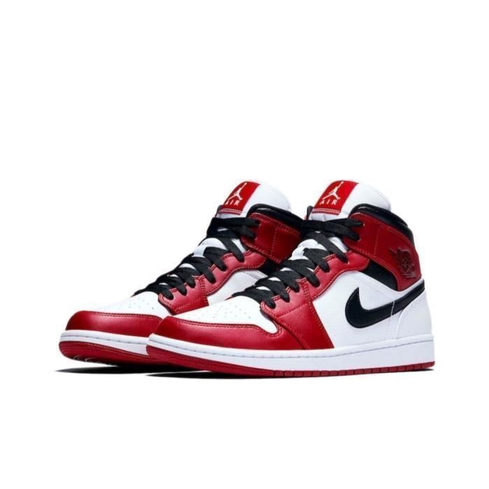 Chaussure jordan sales femme rouge