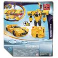 Figurine Transformers EarthSpark Spin Changer Bumblebee et Mo Malto - HASBRO - Bleu - Mixte - A partir de 6 ans-4