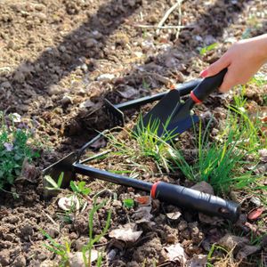 Kit De 3 Outils De Jardinage En Alliage D'aluminium Léger Gants - Truelle, Râteau, Transplantoir - Cadeau Jardin
