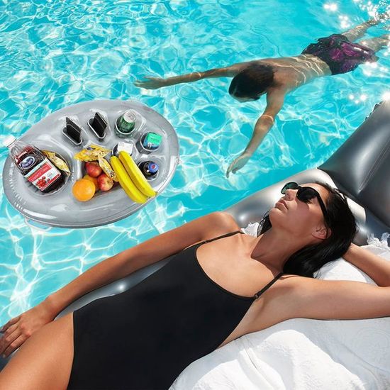Porte-boissons Plage Fête Porte-gobelet Gonflable 2 En 1 Pour Piscine – 8 Trous, Flotteur Géant 70x50 Cm – Parfait Pour Fêtes, Plage Et Détente Aquatique Porte-boissons Plage Fête Porte-gobelet Gonflable 2 En 1 Pour Piscine – 8 Trous, Flotteur Géant 70x50 Cm – Parfait Pour Fêtes, Plage Et Détente Aquatique