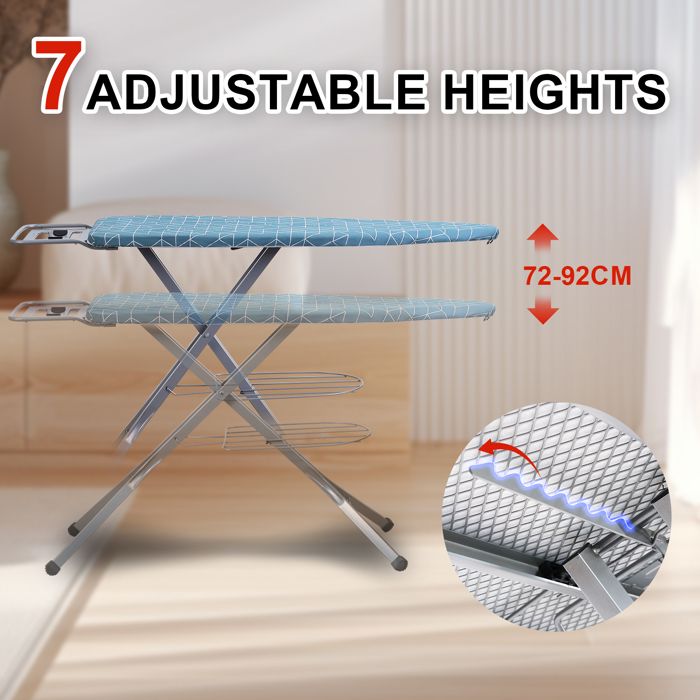 Table à Repasser Framar 114x33 Cm – Pliable, Aluminium, Made In Italy – Neuve Sous Emballage