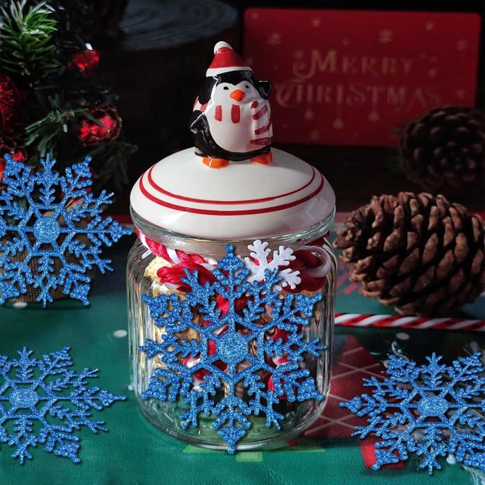 3d Illustration De Noël Bleu Hiver Icône Flocon De Neige Transparent
