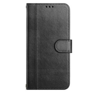 Housse Portefeuille Pour Doogee N55 Pro - Cuir Artificiel Brun - 2 Compartiments + 3 Emplacements Cartes