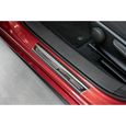 Seuils de porte V2A au design "Exclusive" pour Mazda 3 Typ BP année 2019- [Anthracite brossé]-0
