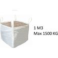 Sac à matériaux Baobag - Big Bag 1m3 1500kg pour sable, gravier et gravats-0