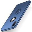 Fermeté Smartphone Coque avec Anneau pour Apple iPhone X(Bleu)Z7539-0