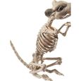Décoration d'intérieur - SMIFFYS - Rat Squelette Prop - Noir - Adulte-0