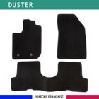AUTOSWEET Tapis de voiture - Sur Mesure pour DUSTER (dès 2018) - 3 pièces - Tapis de sol antidérapant pour automobile