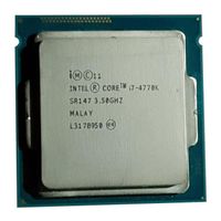 Processeur CPU Intel Core i7-4770k SR147 3.50Ghz 8Mo 5GT/s FCLGA1150 Quad Core