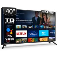 Téléviseur Smart TV 40 pouces Full HD Hey Google - TD Systems PRIME40C15GLE