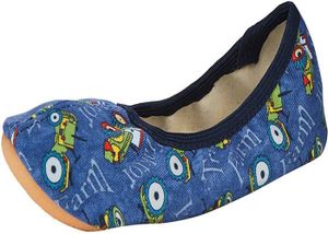 Chaussons De Gymnastique Beck - Motif Football - Pour Garçon - Semelle Antidérapante - Confortables Et Légers