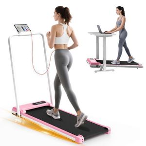 Tapis De Marche Pliable 3HP, Inclinable 0-9%, Vitesse 1-10 Km/h - Pour Bureau, Maison, Silencieux - Avec App, Télécommande, LED - 7
