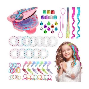 Machine à Strass Cheveux Avec 180 Gemmes - Kit Bedazzler Rose Pour Filles Et Enfants
