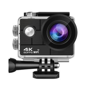 CAMÉRA SPORT Noir - Mini caméra d'action étanche Campark V30, 2