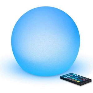 Boule disco décorative à 6 tr/min avec lumière et boule disco — Boule disco  alimentée par prise/batterie avec 4 lumières colorées, 18 perles LED et
