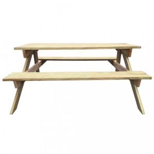 TABLE DE CAMPING Tables d'exterieur Table de pique-nique en bois 15