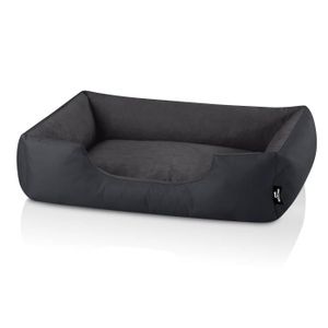 CORBEILLE - COUSSIN BedDog® ZARA lit pour chien, Panier corbeille, coussin de chien [XL env. 100x85cm, GRAFIT (graphite)]