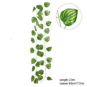 FLEUR ARTIFICIELLE 230cm f04 - Guirlande de plantes artificielles de glycine, 180cm, fausses fleurs de lierre, pour décorer un a