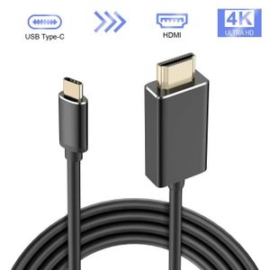 Connecteur Type C M/âle vers HDMI Noir 4K//60HZ Inateck HDMI Adaptateur USB C vers HDMI en Aluminium Femelle