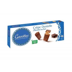 BISCUITS CHOCOLAT GAVOTTES - Crêpe Dentelle Chocolat Au Lait 90G - Lot De 4