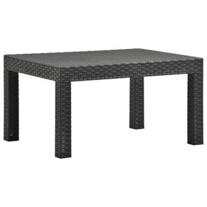 TABLE DE JARDIN  Table de jardin Anthracite 58x58x41 cm PP