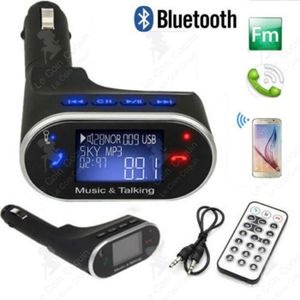 TRANSMETTEUR FM LCC® Kit LCD de voiture Bluetooth Lecteur MP3 Tran
