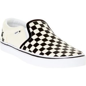 vans slip on damier