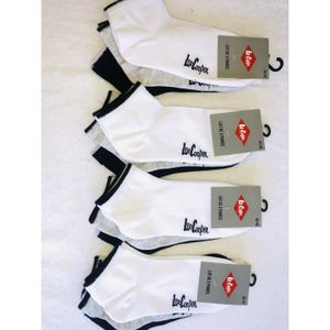 Lot de 12 paires de chaussettes tennis blanches KTM homme