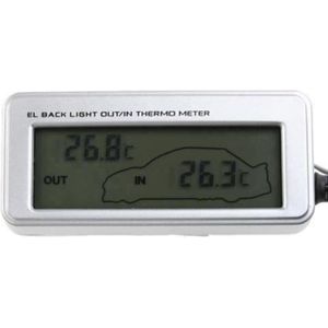 PRISE ALLUME-CIGARE Thermomètre digital LCD Intérieur Extérieur Voitur