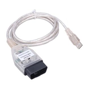 OUTIL DE DIAGNOSTIC Pwshymi Câble de Diagnostic de voiture Câble d'outil de Diagnostic de voiture K + DCAN OBD2, Interface USB avec auto outil