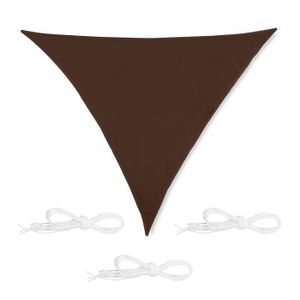 VOILE D'OMBRAGE Voile d'ombrage triangle marron - 10035861-985