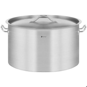 Grande Marmite En Acier Inoxydable Avec Couvercle Et Panier à