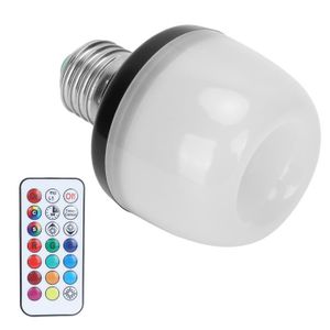 AMPOULE - LED Tbest Ampoule RVB Ampoule RGBW colorée de 5W E27 16 couleurs RGBW avec télécommande pour l'éclairage domestique 85-265V