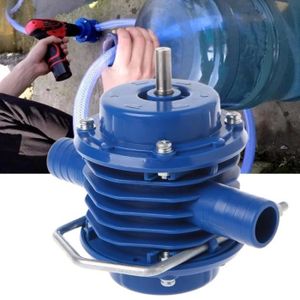 FONTAINE DE JARDIN Fontaine de jardin électrique portable YWEI - pompe à huile et à eau manuelle auto amorçante - couleur bleue