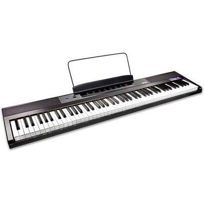 Rockjam 88-Key Débutant Piano numérique Clavier Piano avec pleine grandeur  touches semi-lestées, Stand musique, autocol RJ88D - Cdiscount Instruments  de musique