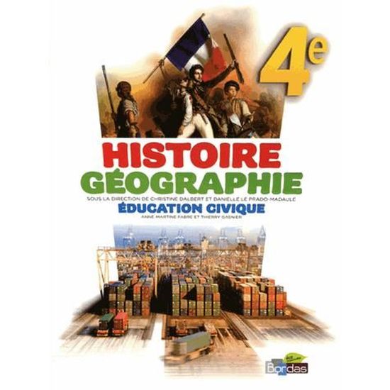 Histoire Géographie 4e Cdiscount Librairie