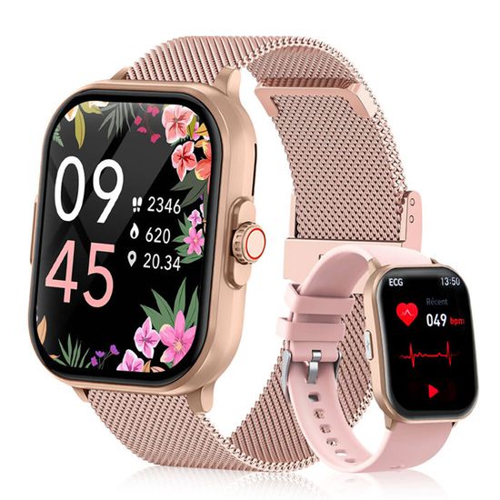 Montre Connectée Femme avec Appel Bluetooth 2,01