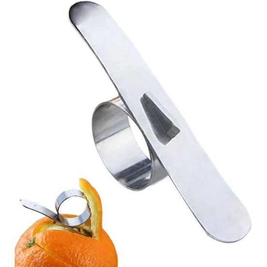Poignée de Conception Orange éplucheurs humanisés Gadget Outils courbé  Fruits Cuisine Cuisine, Salle à Manger et Bar Éplucheur[1497]
